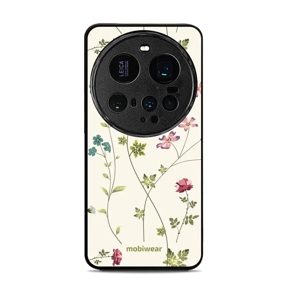 Handyhülle für Xiaomi 15 Ultra, Mobiwear Glossy Case, Idyllische Blüte