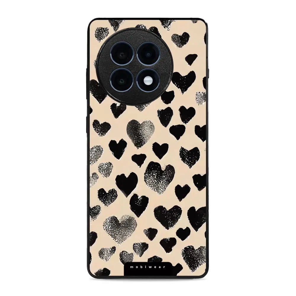 Handyhülle für OnePlus 13R, Mobiwear Glossy Case, Beige Liebe