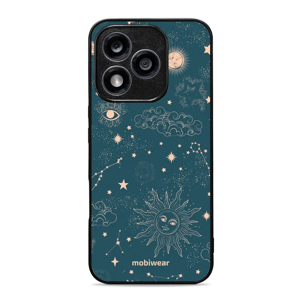 Handyhülle für Honor 400 Lite 5G, Mobiwear Glossy Case, Astraler Staub