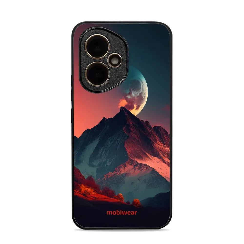 Handyhülle für Honor 400 5G, Mobiwear Glossy Case, Gebirgsdämmerung