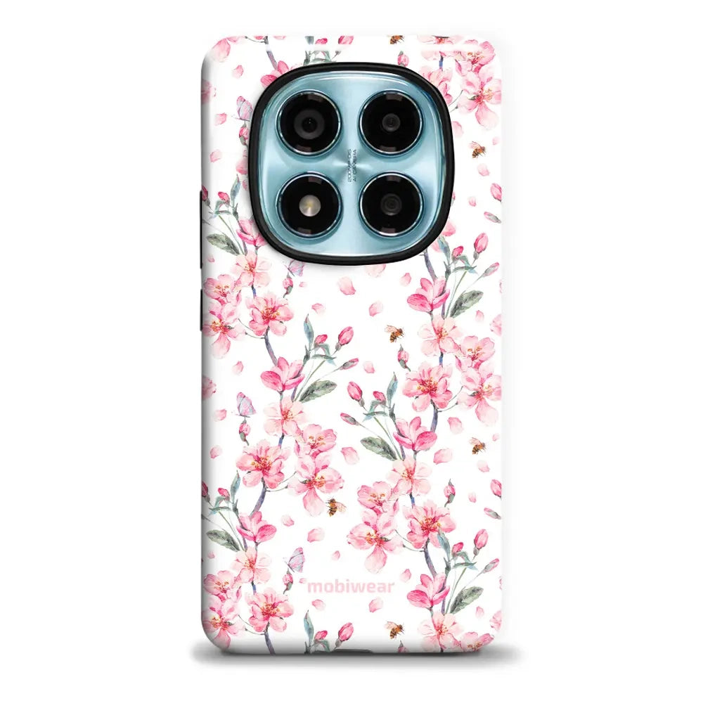Handyhülle für Xiaomi Redmi Note 14 Pro 4G, Mobiwear Elite Pro, Japanischer Blumenstrauß