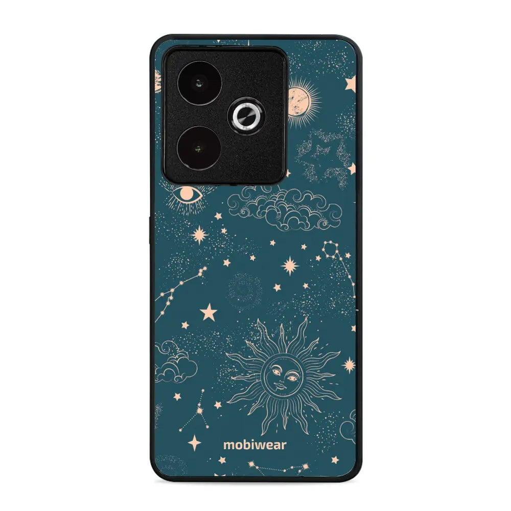 Handyhülle für Realme GT 7, Mobiwear Glossy Case, Astraler Staub