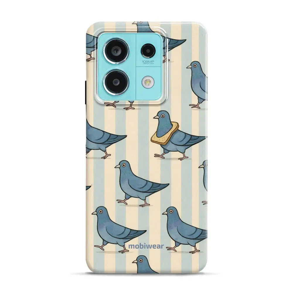 Handyhülle für Xiaomi Redmi Note 13 5G, Mobiwear Elite Pro, Blaue Taub