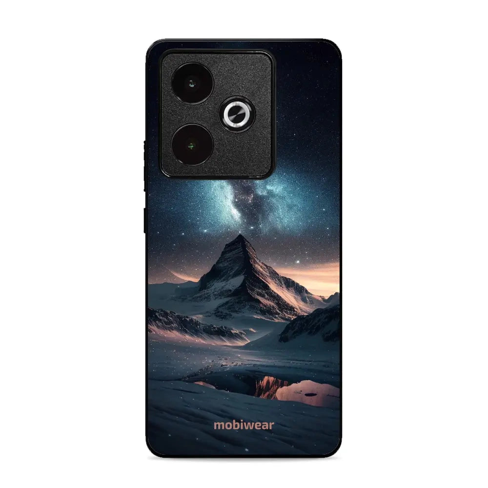 Handyhülle für Realme GT 7T, Mobiwear Glossy Case, Nachtberg