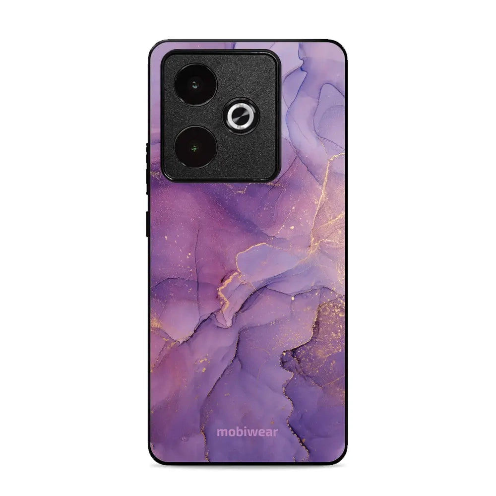 Handyhülle für Realme GT 7T, Mobiwear Glossy Case, Violett
