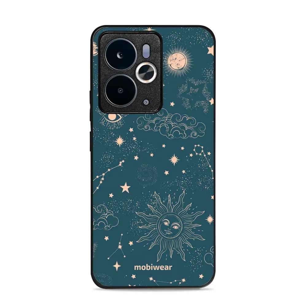 Handyhülle für Realme 14T 5G, Mobiwear Glossy Case, Astraler Staub