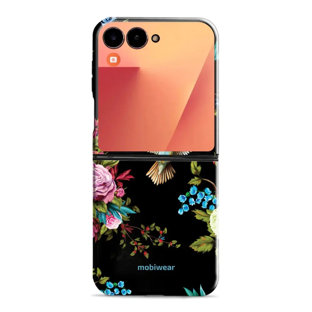 Handyhülle für Galaxy Z Flip7, Mobiwear Elite Pro, Nachtkolibri