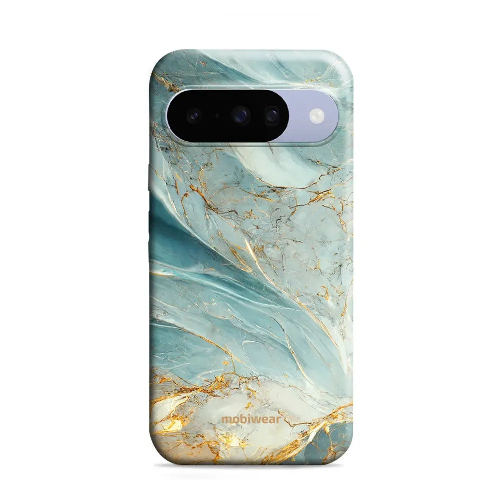 Handyhülle für Pixel 10, Mobiwear Elite Pro, Adern des Azur