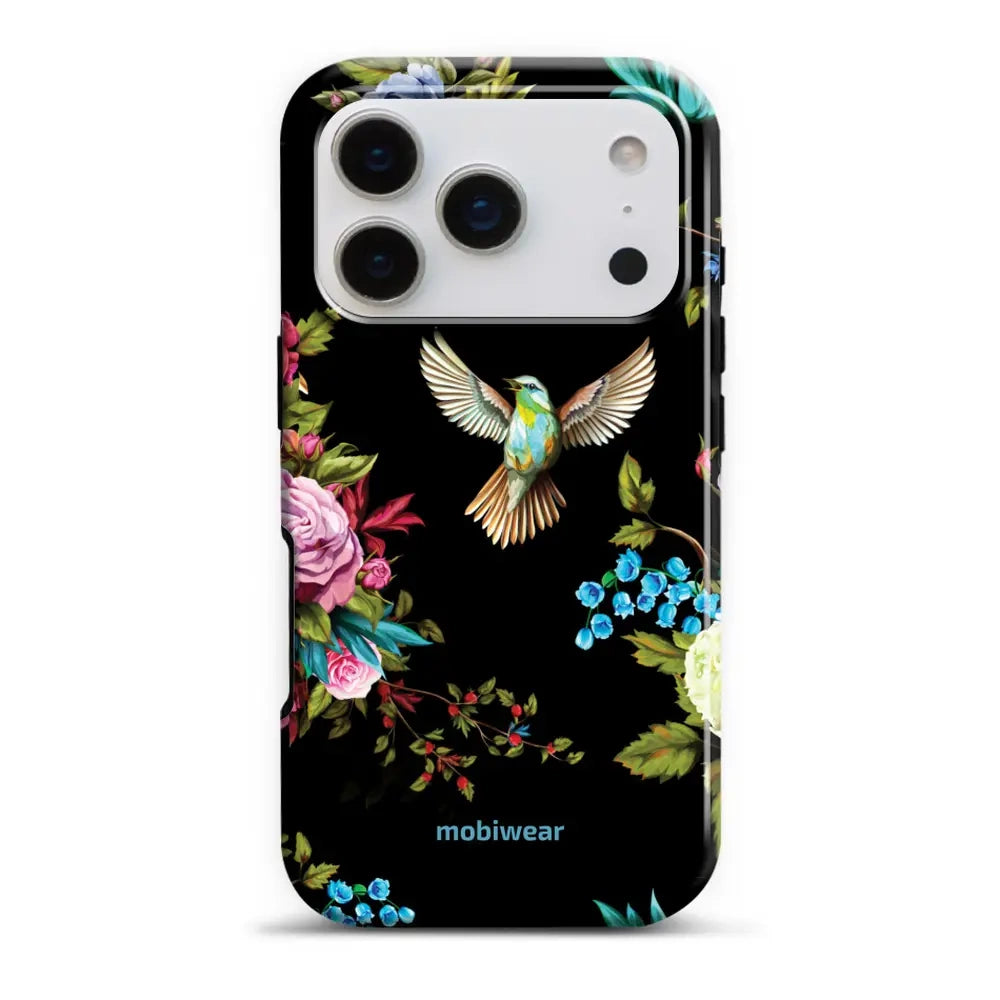 Handyhülle für iPhone 17 Pro, Mobiwear Elite Pro, Nachtkolibri