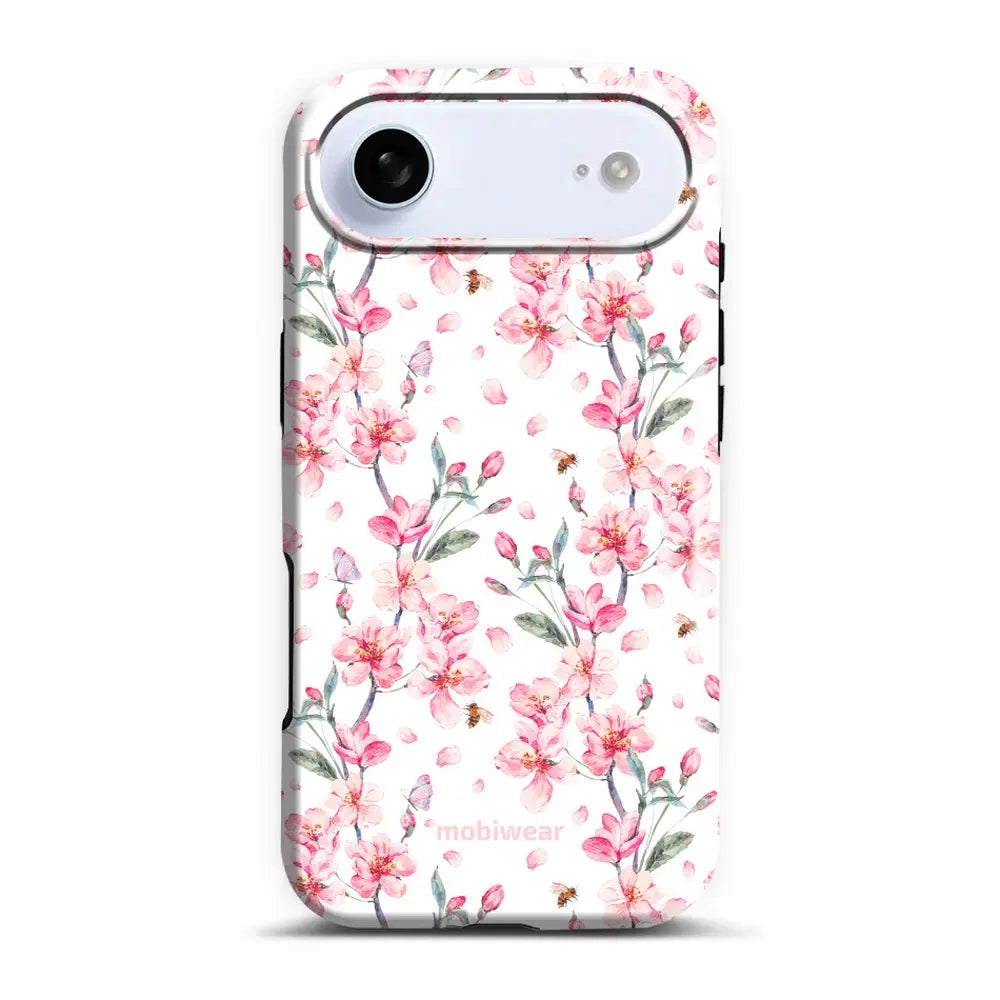 Handyhülle für iPhone Air, Mobiwear Elite Pro, Japanischer Blumenstrauß