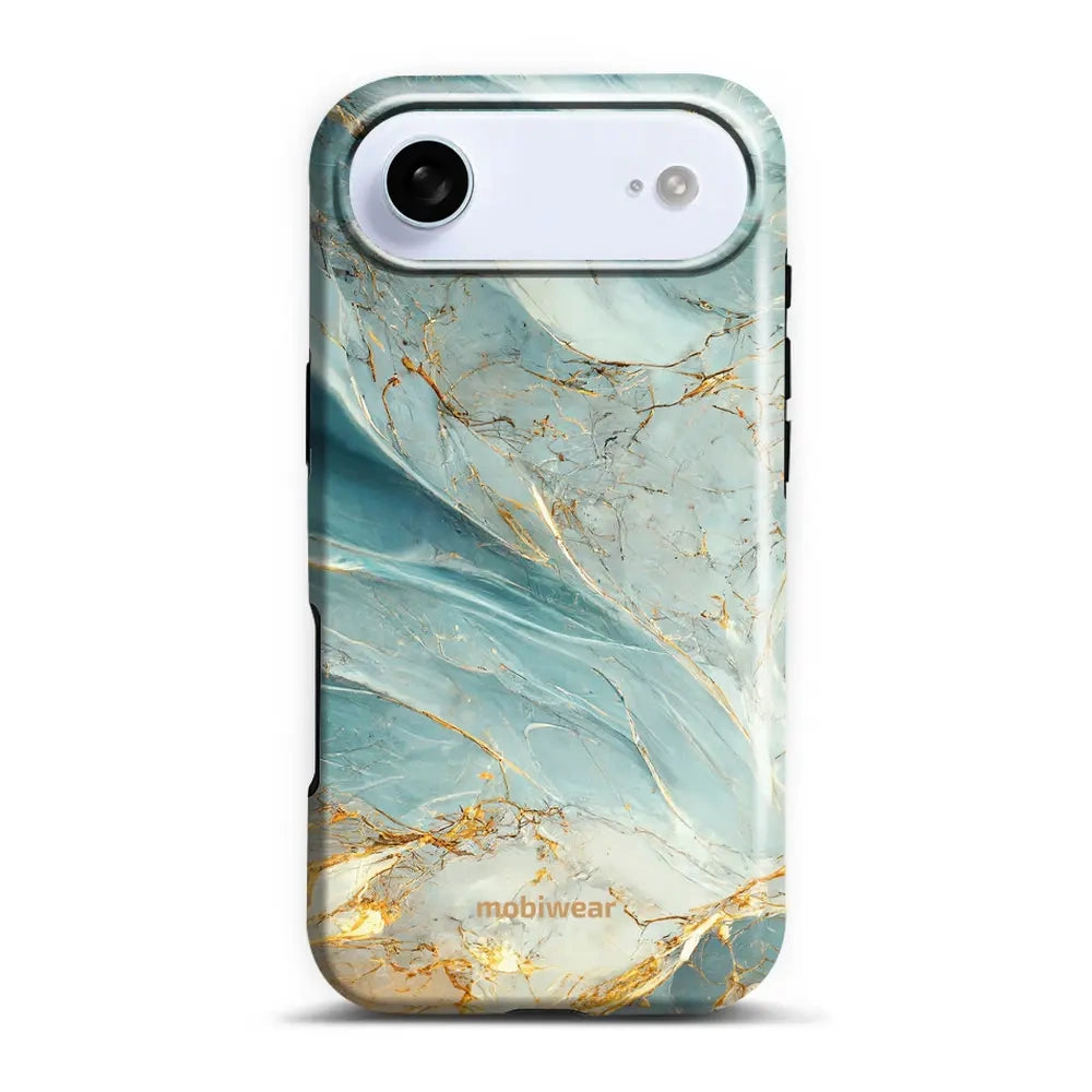 Handyhülle für iPhone Air, Mobiwear Elite Pro, Adern des Azur