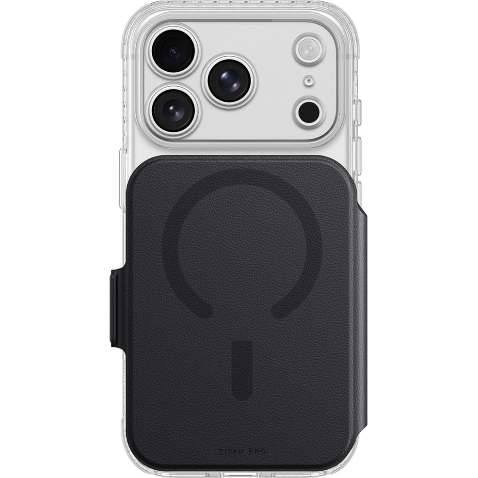 Hülle für iPhone 18 Pro Max AmazingThing Titan Pro Lens Flip Set, Schwarz (1/8)
