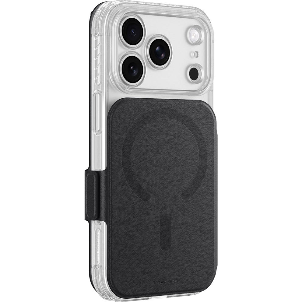 Hülle für iPhone 18 Pro Max AmazingThing Titan Pro Lens Flip Set, Schwarz (8/8)