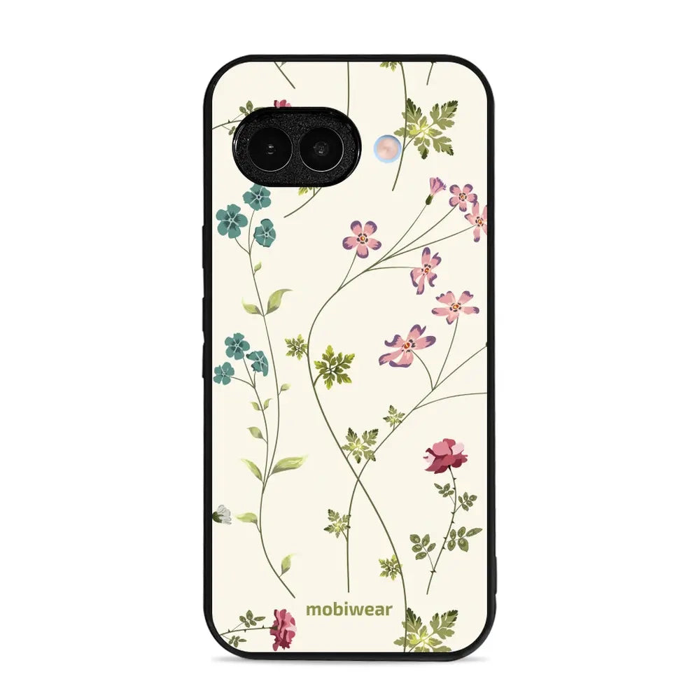 Handyhülle für Google Pixel 9a, Mobiwear Glossy Case, Idyllische Blüte
