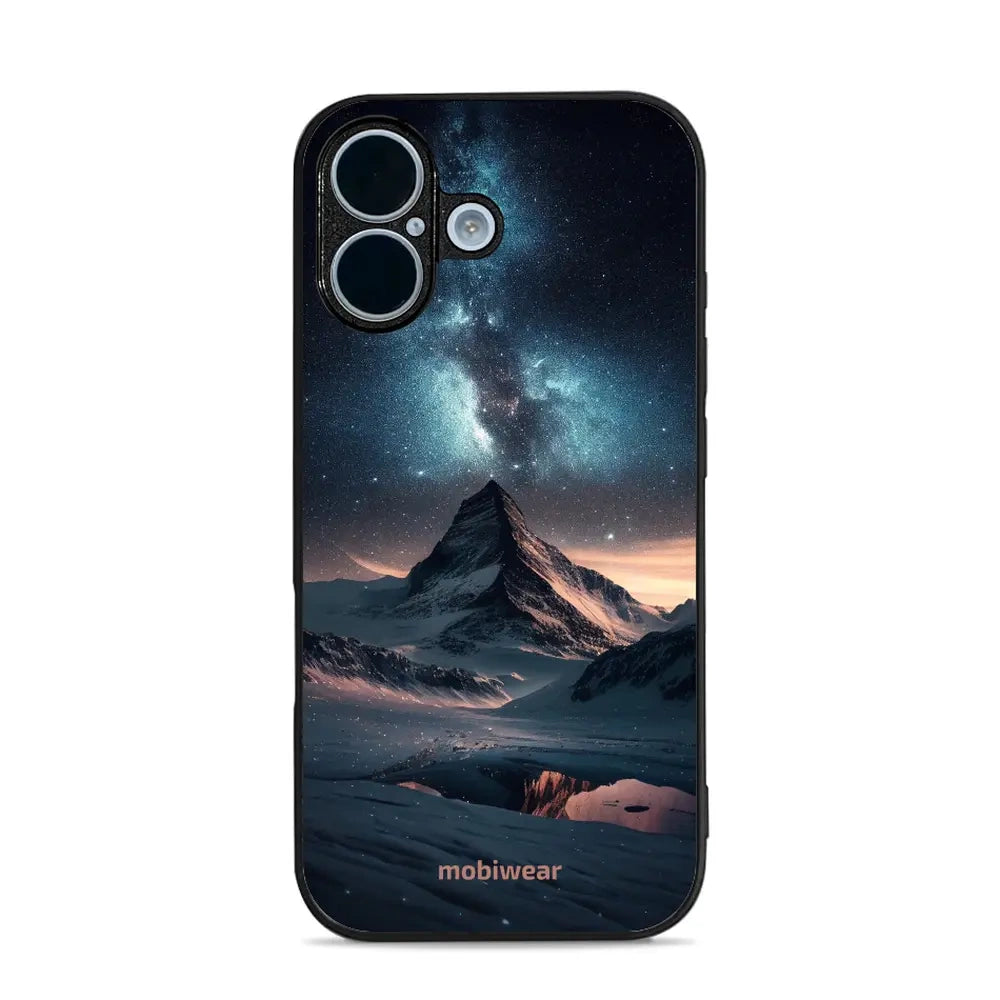 Handyhülle für iPhone 17, Mobiwear Glossy Case, Nachtberg
