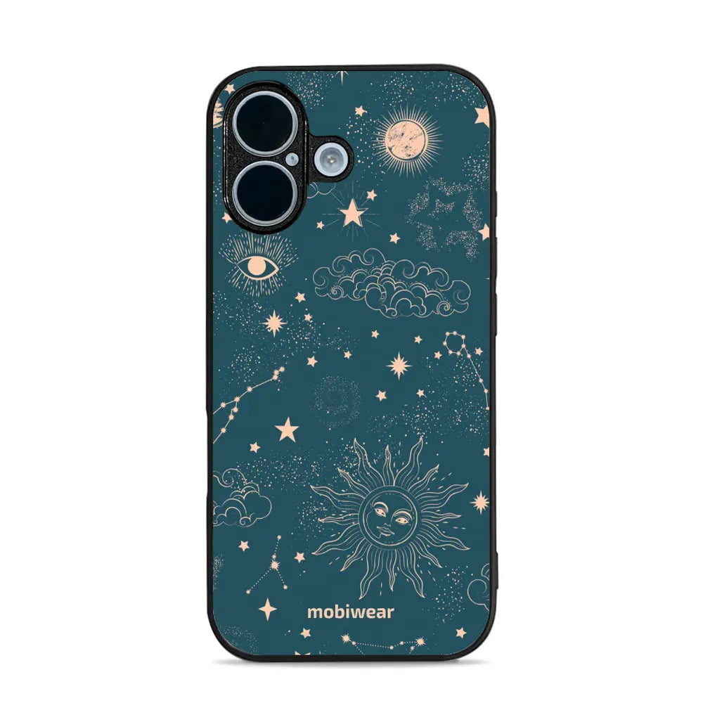 Handyhülle für iPhone 17, Mobiwear Glossy Case, Astraler Staub