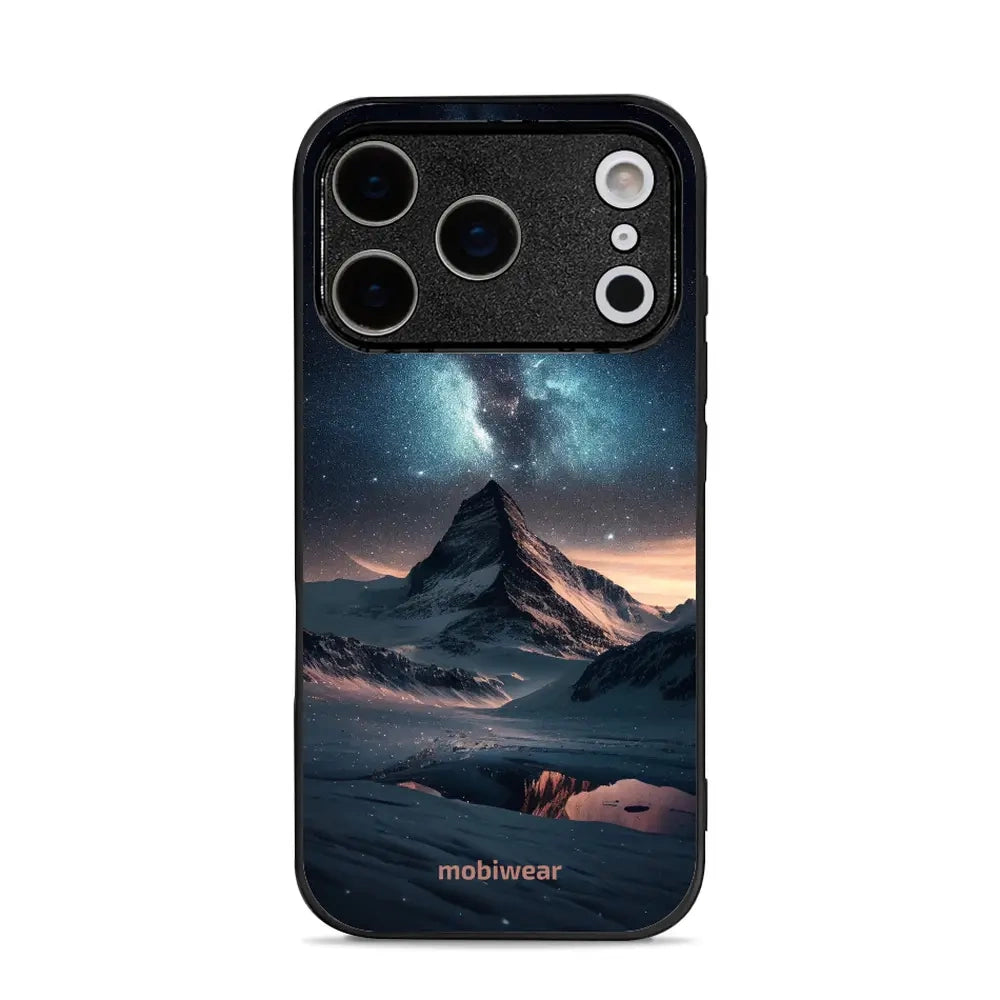 Handyhülle für iPhone 17 Pro, Mobiwear Glossy Case, Nachtberg