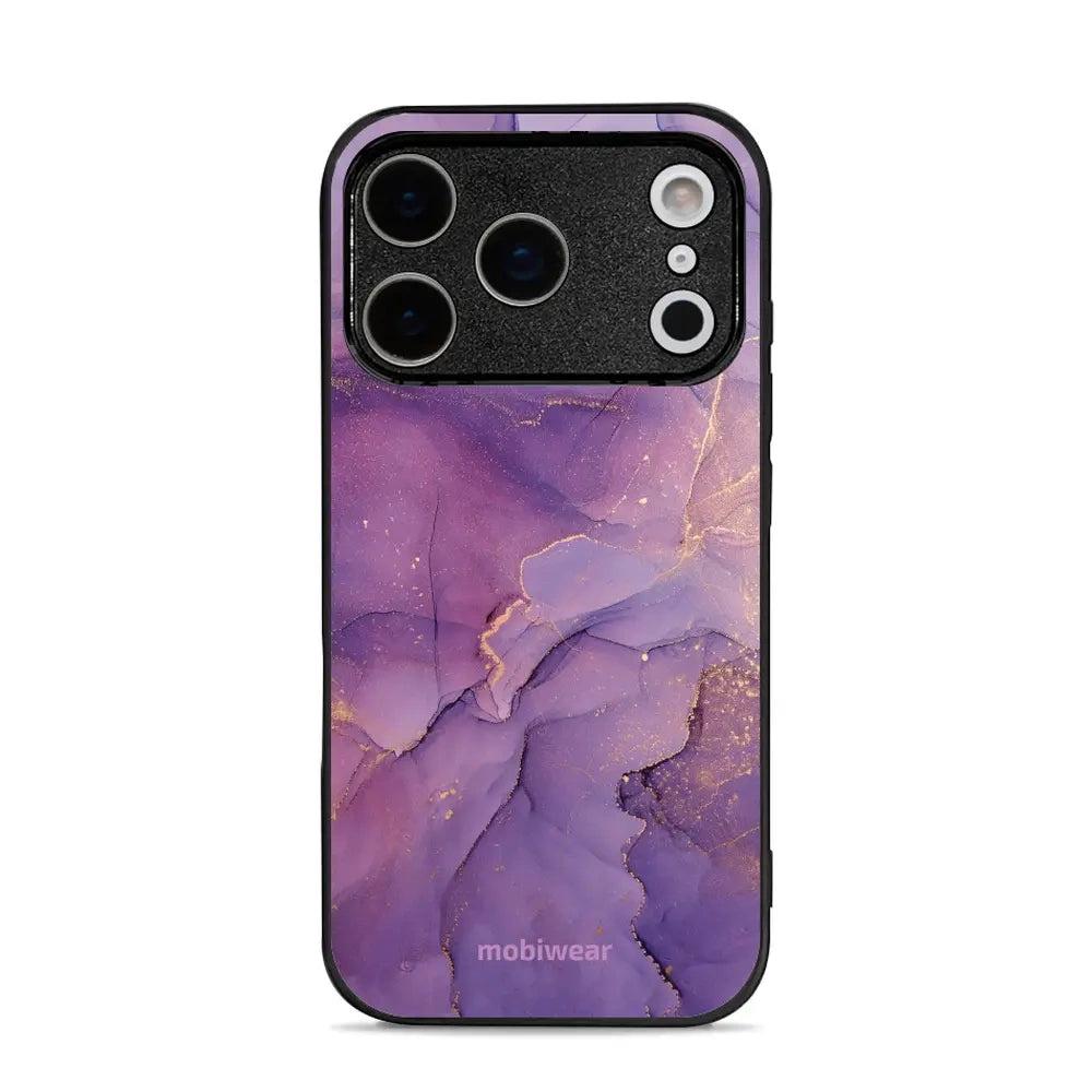 Handyhülle für iPhone 17 Pro, Mobiwear Glossy Case, Violett