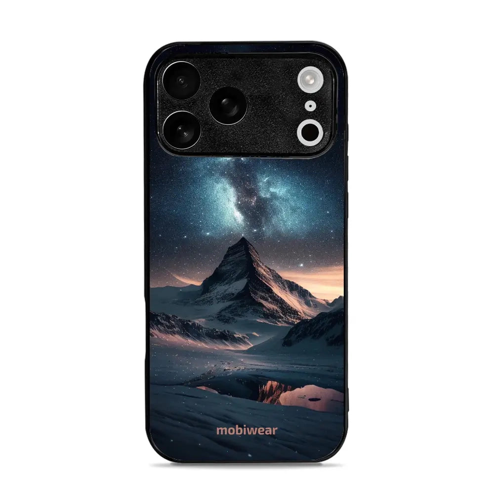 Handyhülle für iPhone 17 Pro Max, Mobiwear Glossy Case, Nachtberg