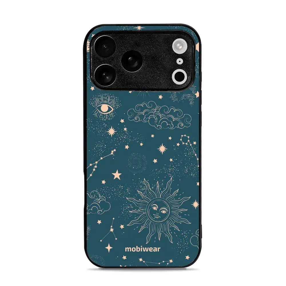 Handyhülle für iPhone 17 Pro Max, Mobiwear Glossy Case, Astraler Staub
