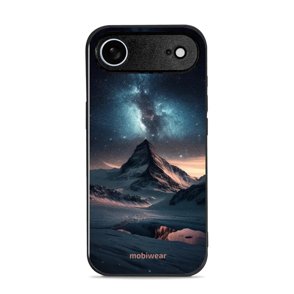 Handyhülle für iPhone Air, Mobiwear Glossy Case, Nachtberg