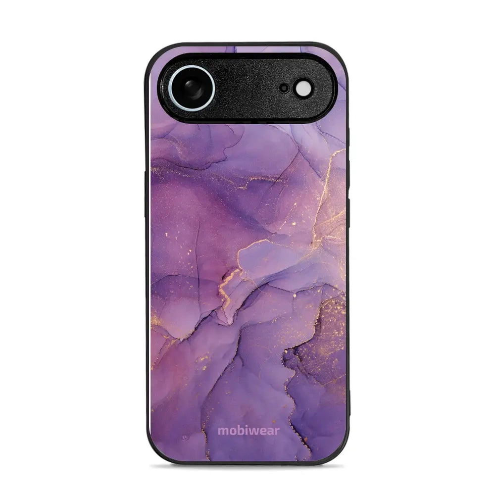 Handyhülle für iPhone Air, Mobiwear Glossy Case, Violett