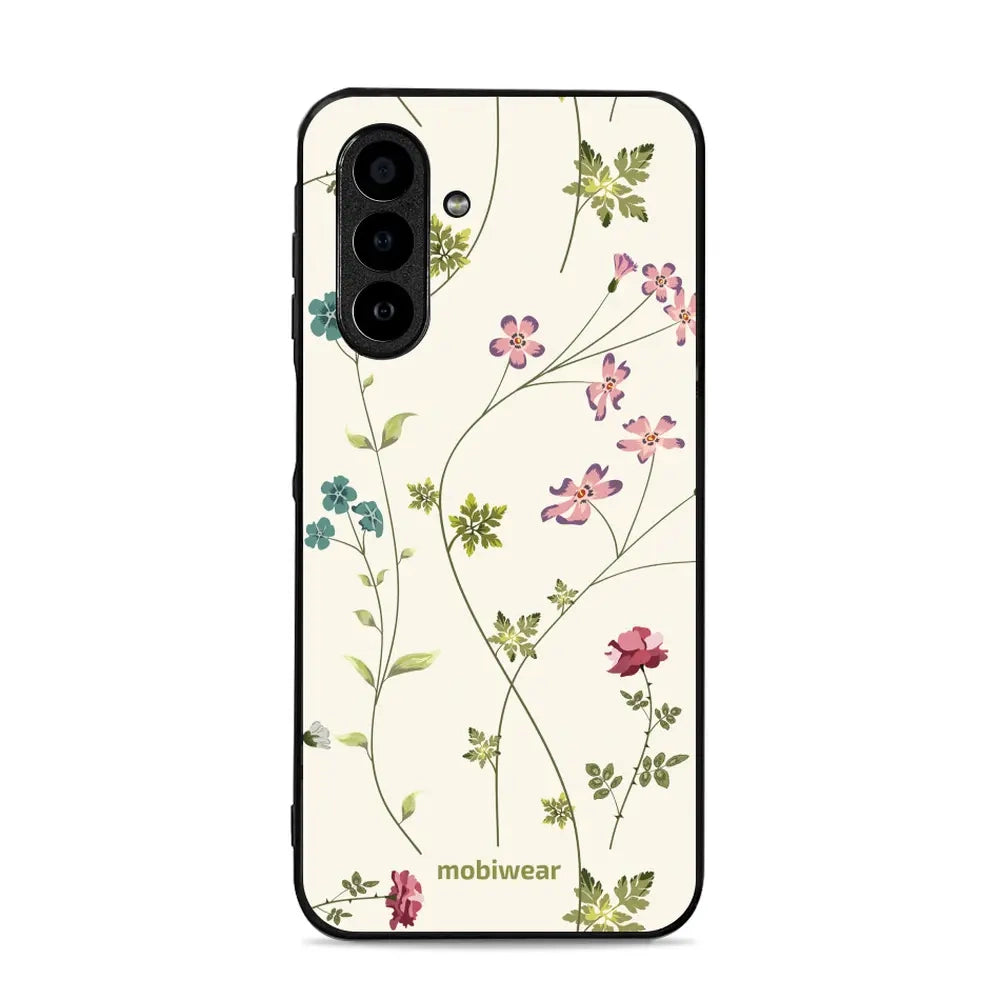 Handyhülle für Galaxy A17 5G, Mobiwear Glossy Case, Idyllische Blüte