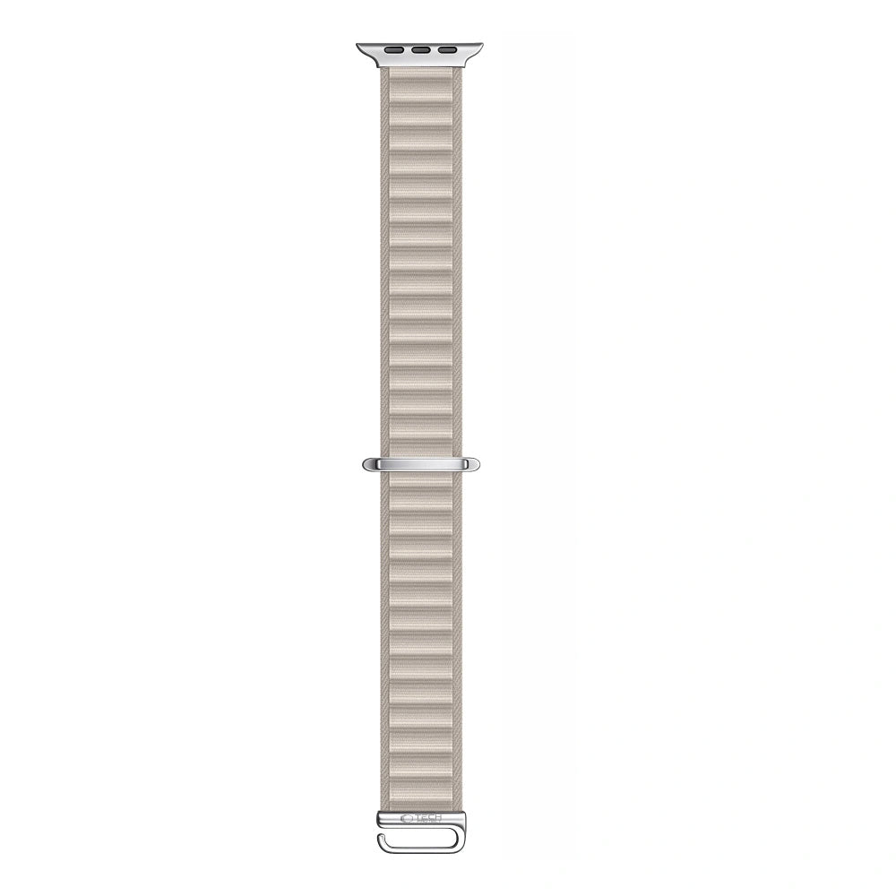 Armband für Apple Watch 49/46/45/44 mm, Tech Protect Nylon Pro, Beige (4/9)