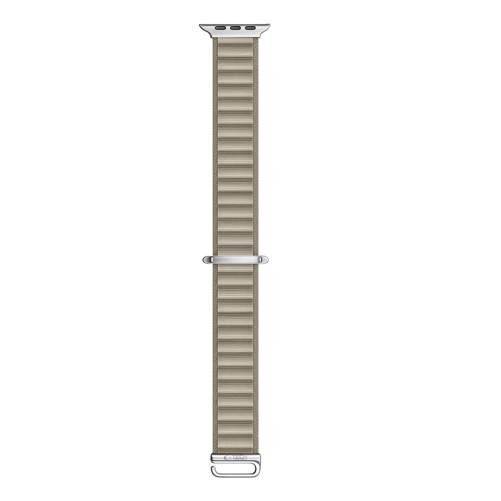 Armband für Apple Watch 49/46/45/44 mm, Tech Protect Nylon Pro, Titan/Olive (4/8)