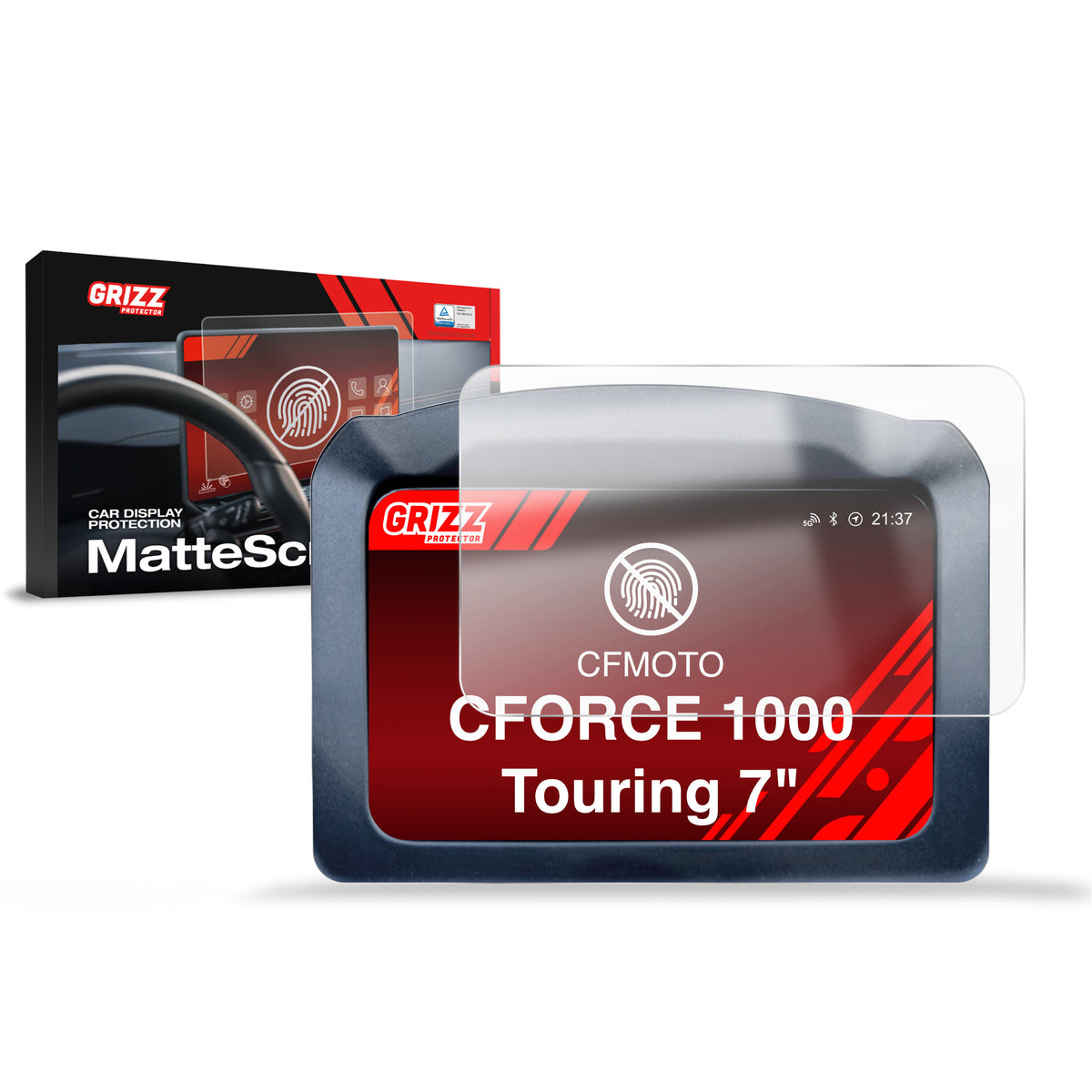 Matte Autodisplayfolie für CFMOTO CFORCE 1000 Touring GEN3 7", Grizz Protector