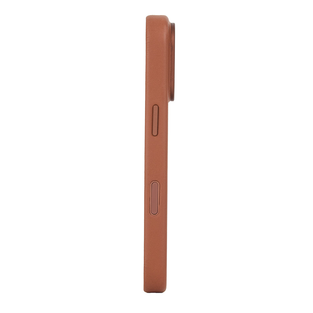 Handyhülle für iPhone 18 Pro, Troubadour Full Leather Case für MagSafe, Braun (3/8)