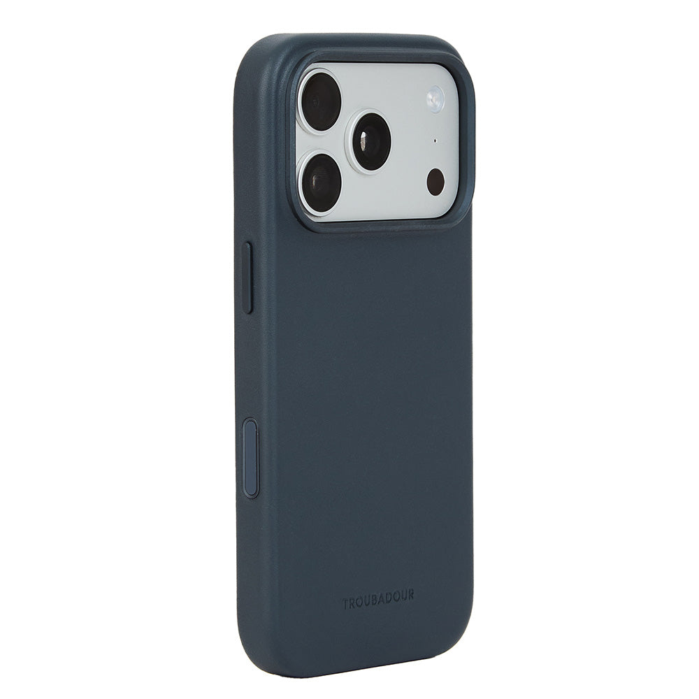 Handyhülle für iPhone 18 Pro Max, Troubadour Full Leather Case für MagSafe, Graphit (1/9)