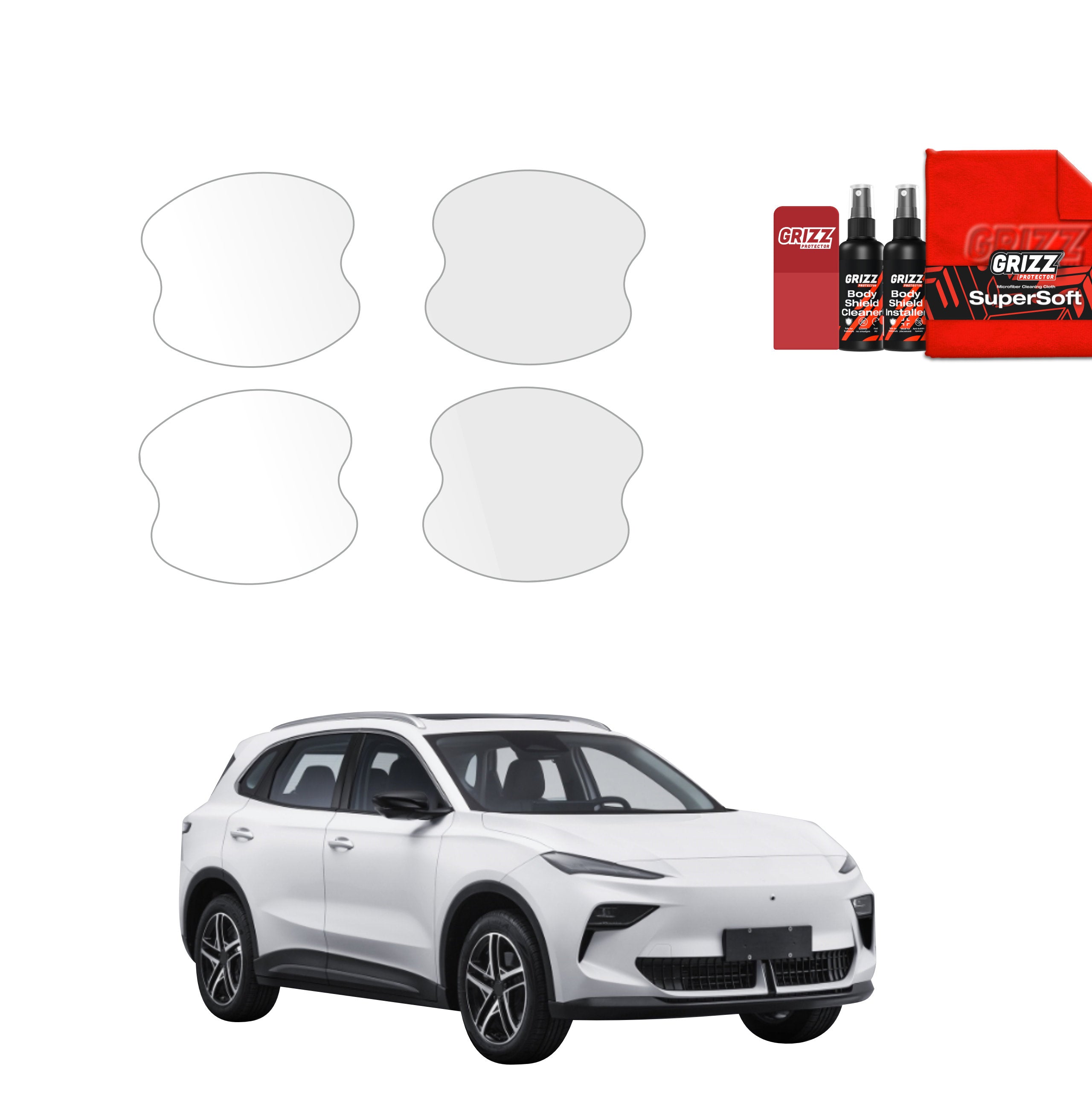 4in1 Schutzfolie Grizz Protector für Türgriffmulden - MG S5 EV (2025-2026)