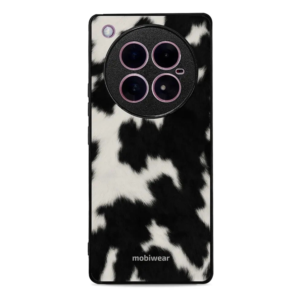 Handyhülle für Infinix Zero 40 5G, Mobiwear Glossy Case, Kuhfell-Optik