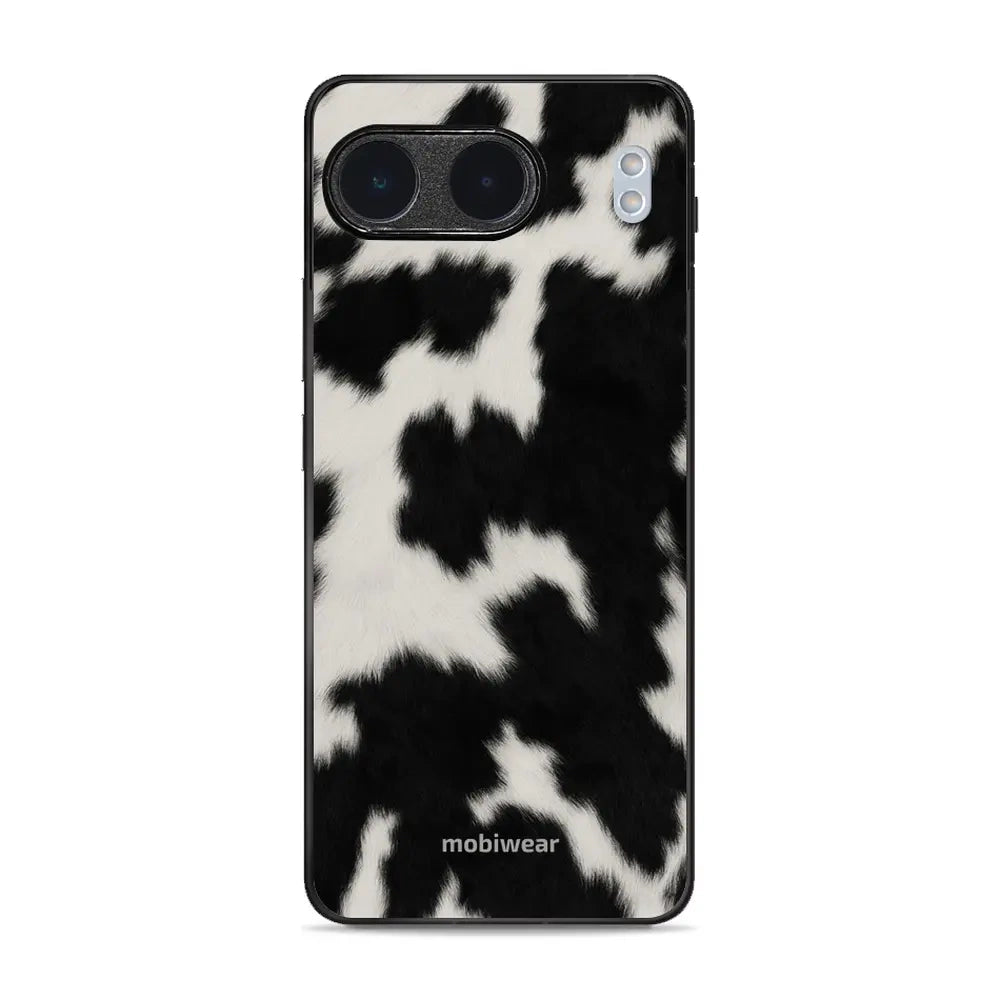 Handyhülle für OnePlus Nord 4, Mobiwear Glossy Case, Kuhfell-Optik