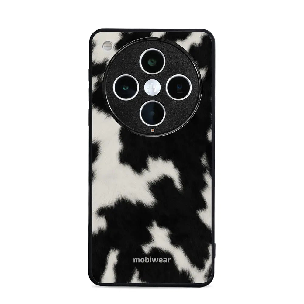 Handyhülle für Oppo Find X8 Pro, Mobiwear Glossy Case, Kuhfell-Optik