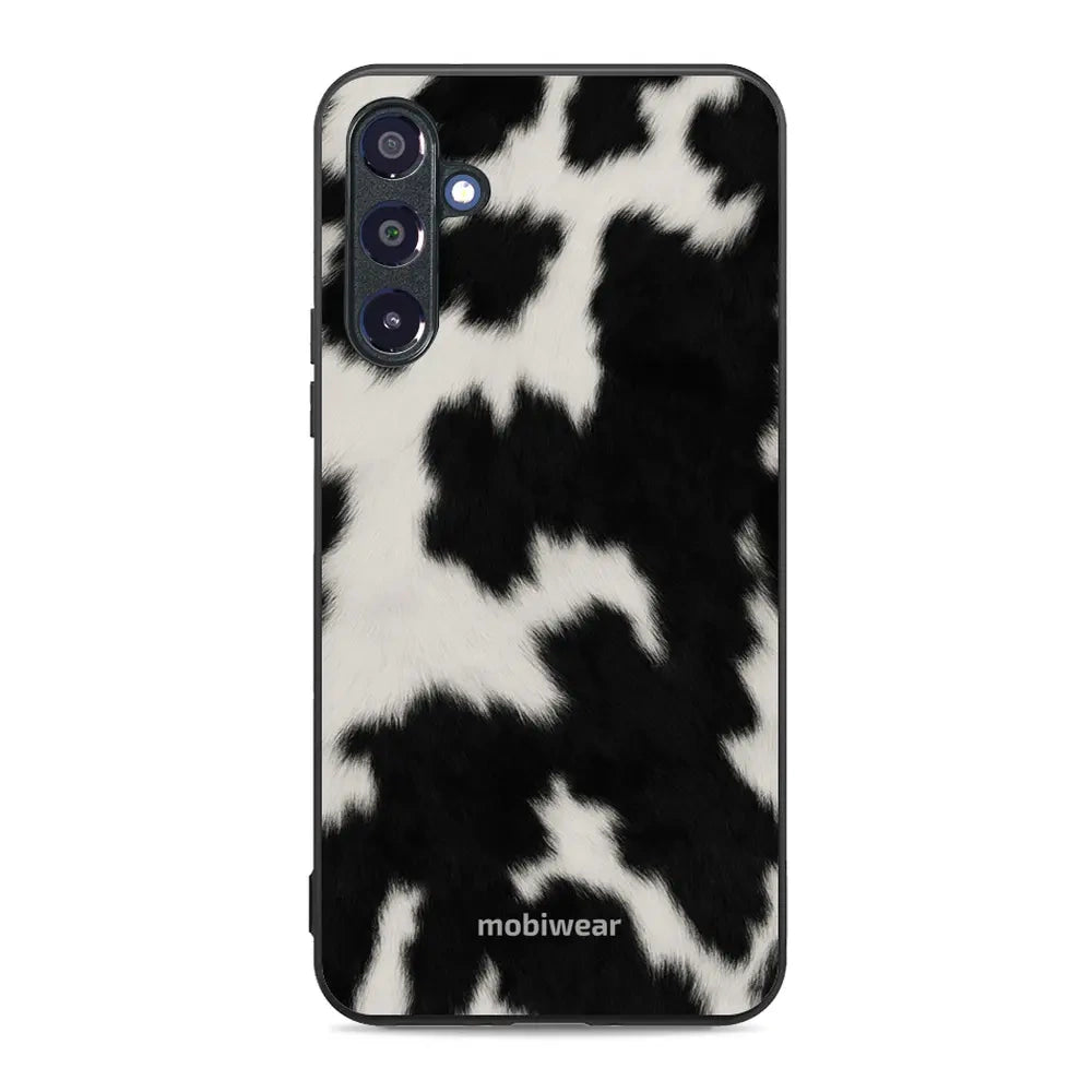 Handyhülle für Galaxy A16 5G, Mobiwear Glossy Case, Kuhfell-Optik
