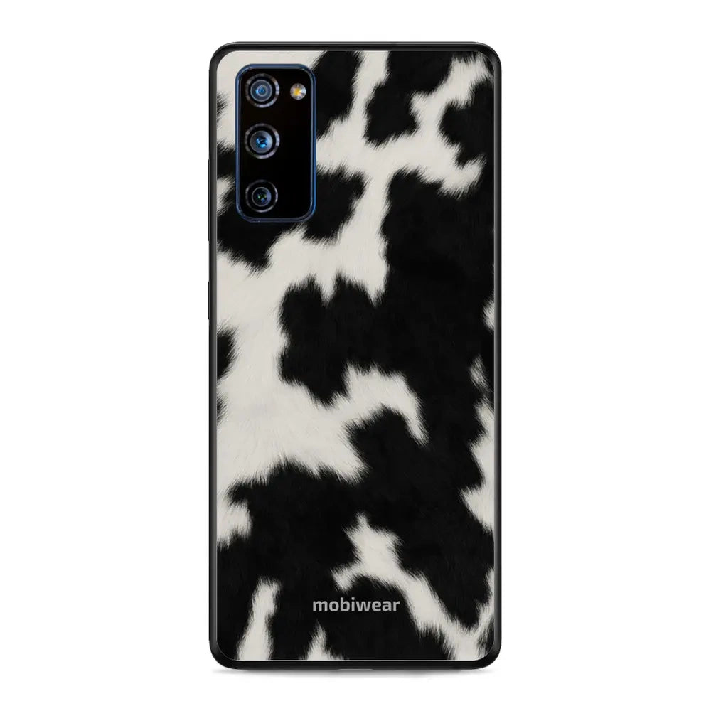 Handyhülle für Galaxy S20 FE, Mobiwear Glossy Case, Kuhfell-Optik
