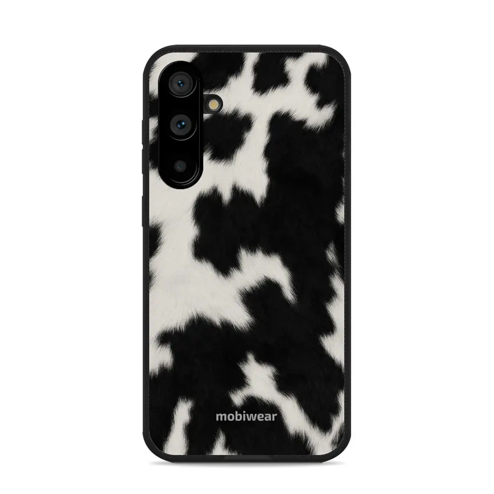 Handyhülle für Galaxy S23 FE, Mobiwear Glossy Case, Kuhfell-Optik