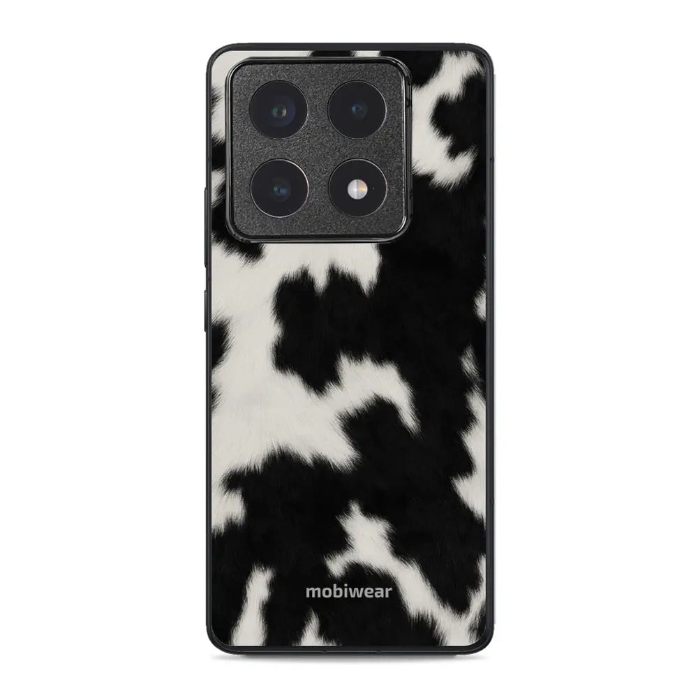 Handyhülle für Xiaomi 14T Pro, Mobiwear Glossy Case, Kuhfell-Optik