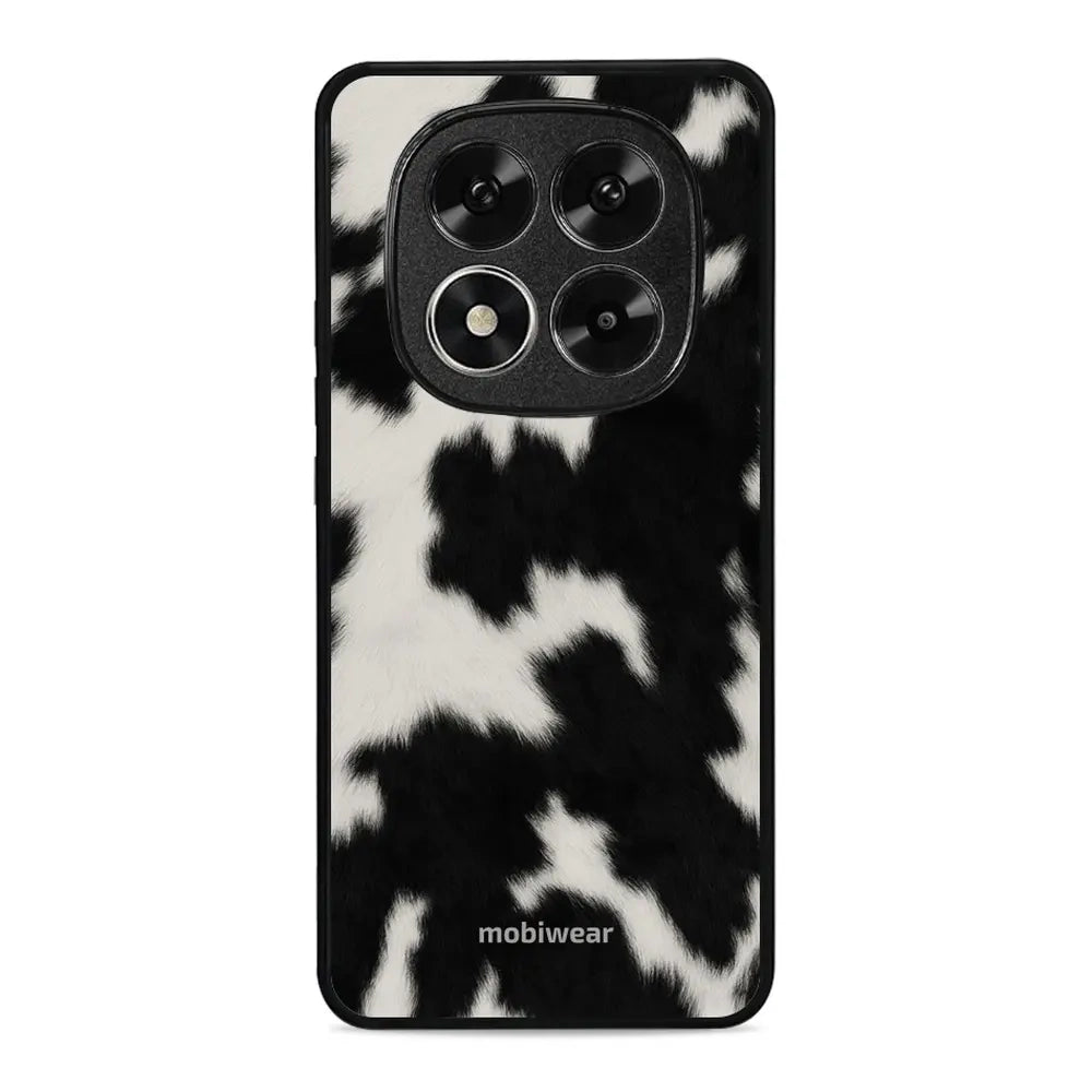 Handyhülle für Xiaomi Redmi Note 14 Pro 5G, Mobiwear Glossy Case, Kuhfell-Optik