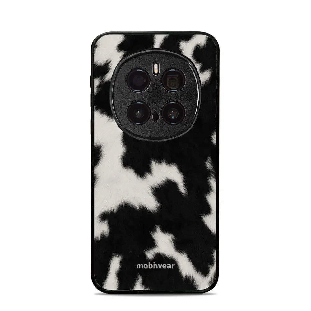 Handyhülle für Honor Magic7 Pro, Mobiwear Glossy Case, Kuhfell-Optik