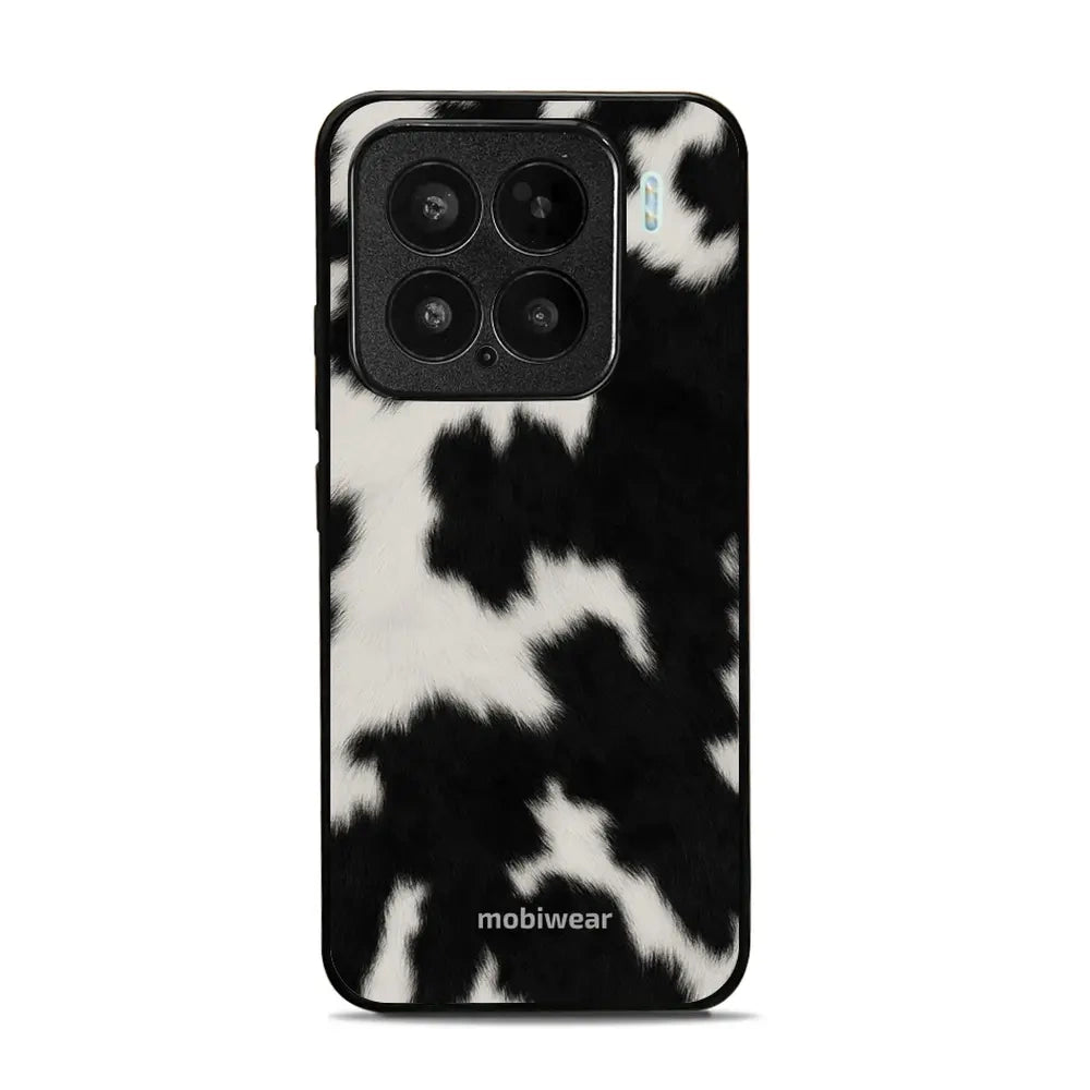 Handyhülle für Xiaomi 15, Mobiwear Glossy Case, Kuhfell-Optik