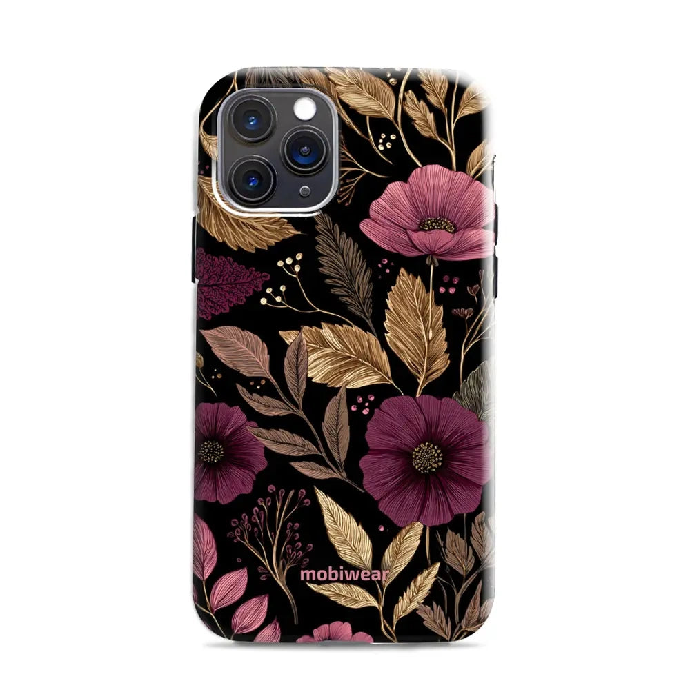 Handyhülle für iPhone 11 Pro, Mobiwear Elite Pro, Glamour-Herbst