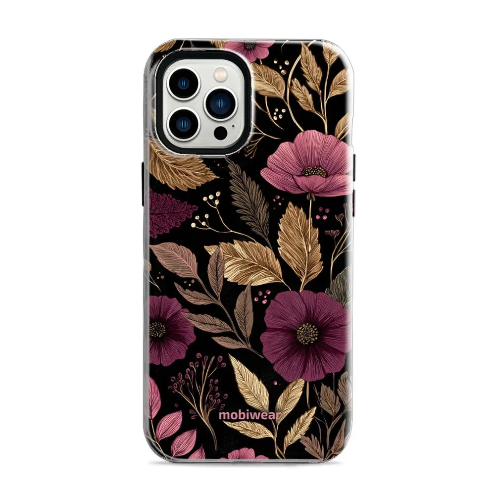 Handyhülle für iPhone 12 Pro Max, Mobiwear Elite Pro, Glamour-Herbst