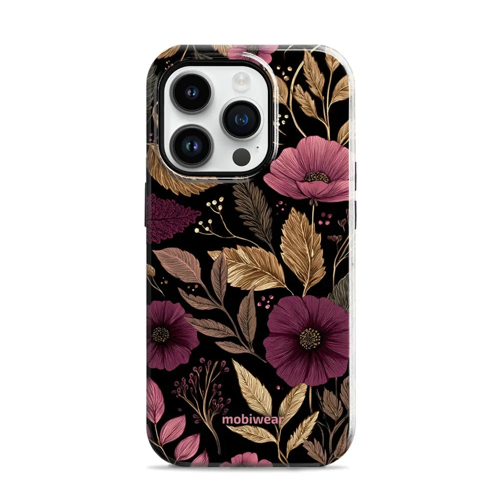 Handyhülle für iPhone 14 Pro, Mobiwear Elite Pro, Glamour-Herbst