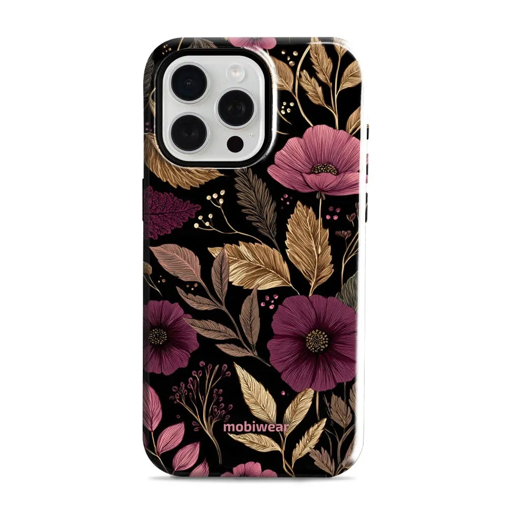 Handyhülle für iPhone 15 Pro Max, Mobiwear Elite Pro, Glamour-Herbst