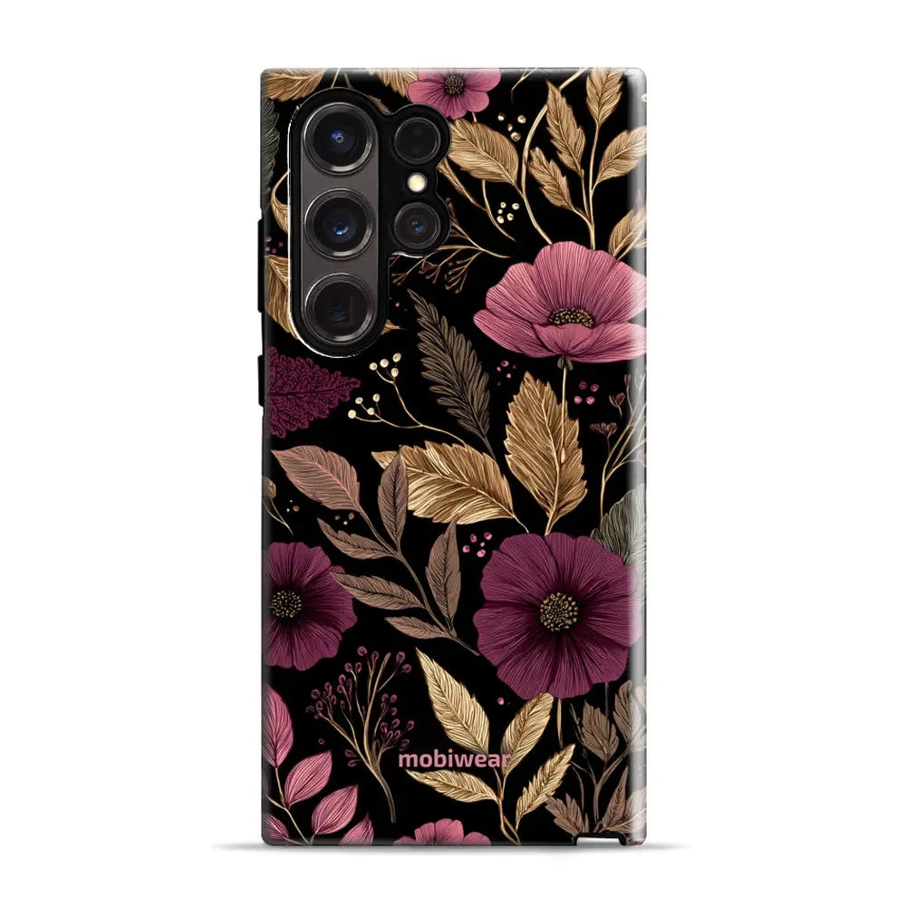 Handyhülle für Galaxy S23 Ultra, Mobiwear Elite Pro, Glamour-Herbst