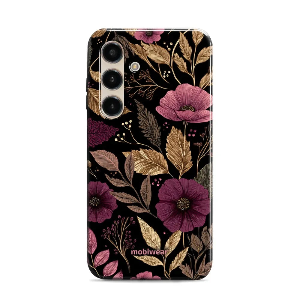 Handyhülle für Galaxy S24, Mobiwear Elite Pro, Glamour-Herbst