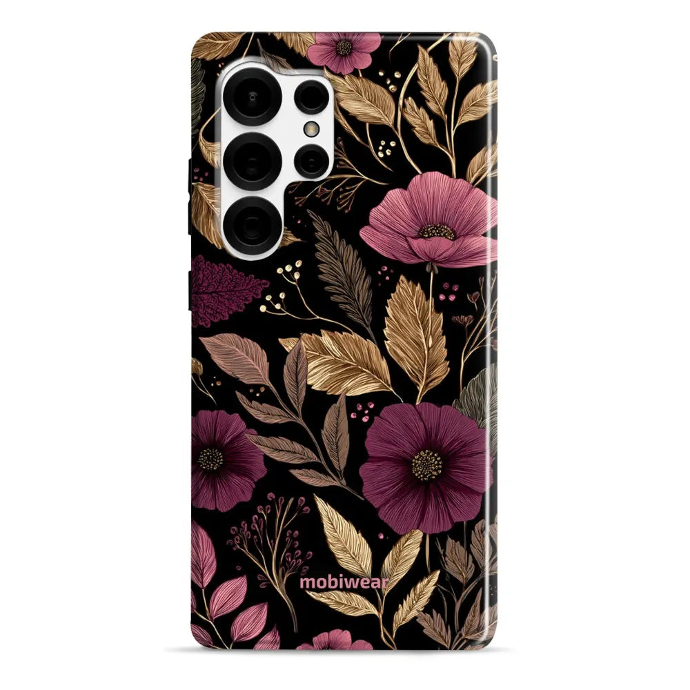 Handyhülle für Galaxy S25 Ultra, Mobiwear Elite Pro, Glamour-Herbst